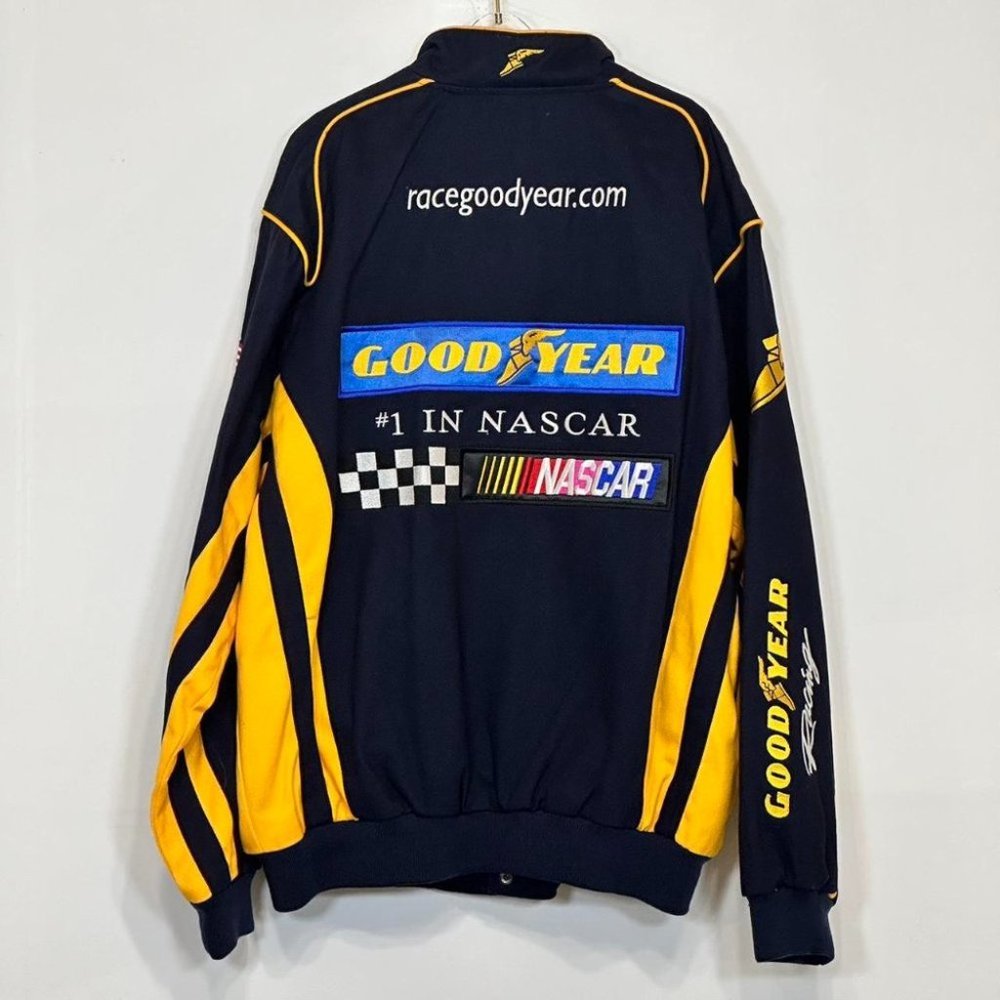 Vintage Nascar Racing Jacket Goodyear - Picture 2 of 3